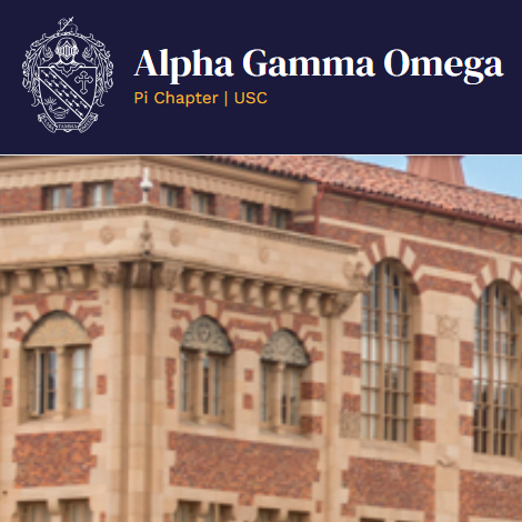 Christian Organizations in California - USC Alpha Gamma Omega